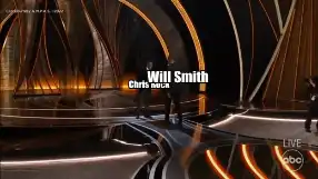 Will Smith slaps Chris Rock meme template